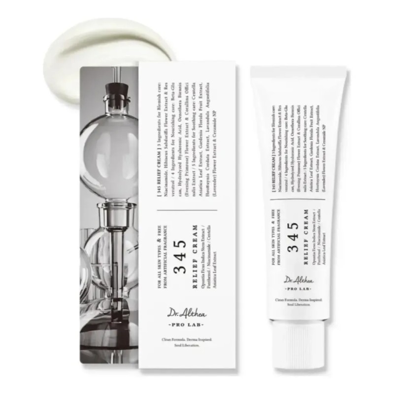 Ci 345 Relief Cream, Crema Hidratante Facial Coreana, 1