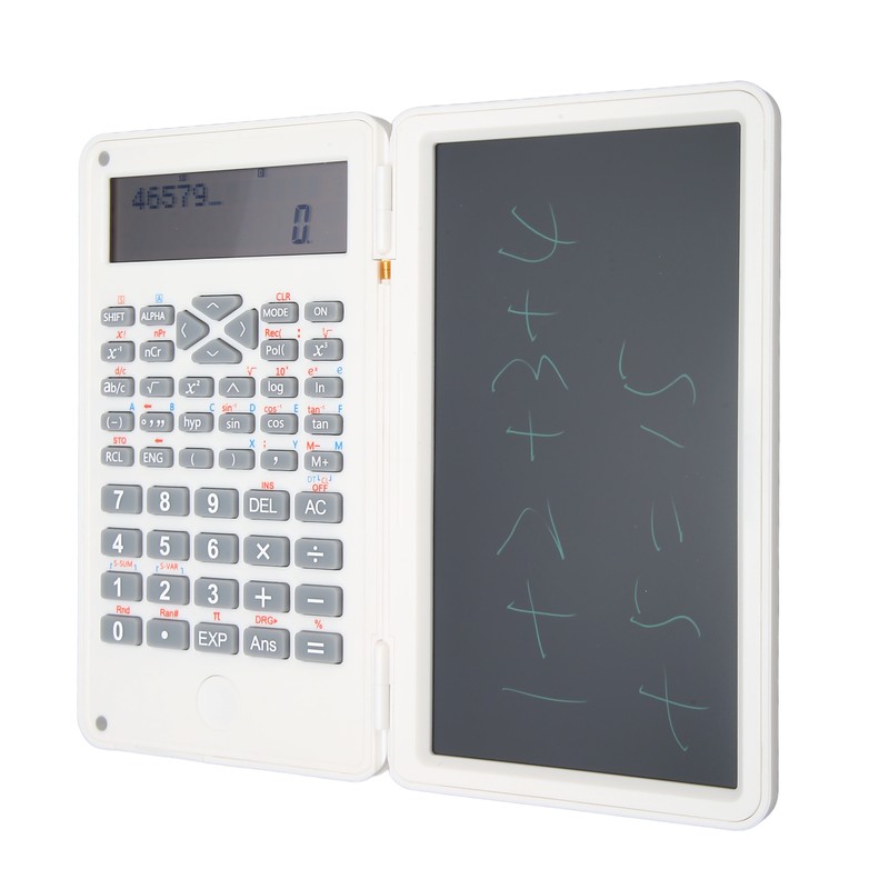 Calculator with Notepad Portable 10 Digits LCD Display Scientific Calculator