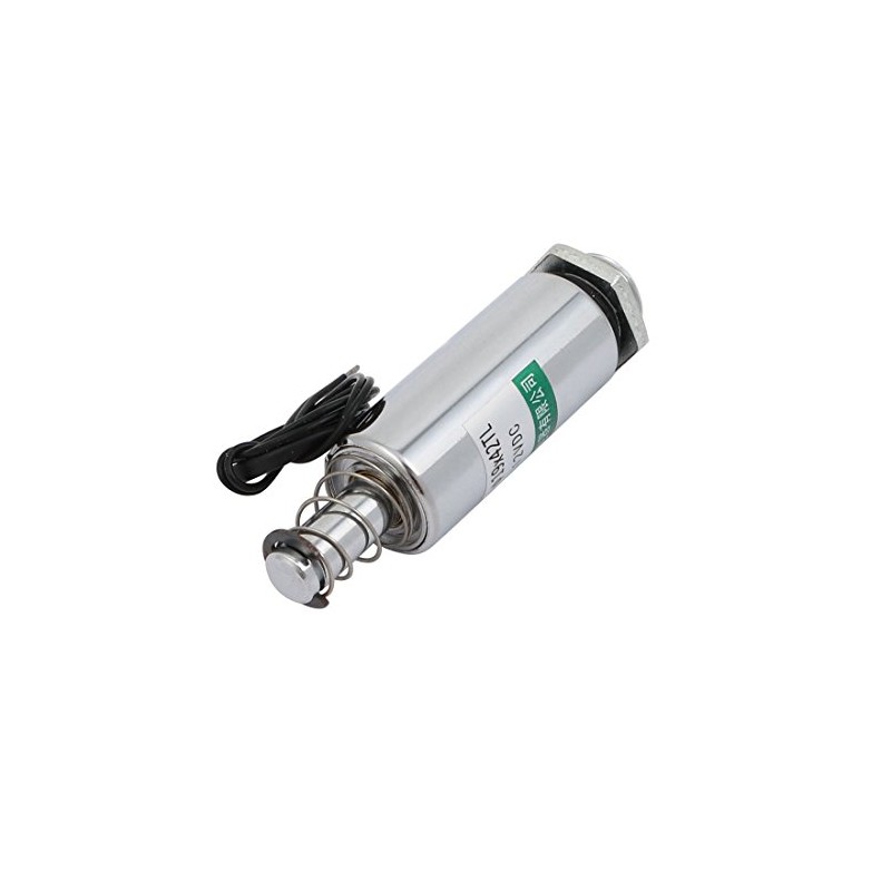 uxcell DC 12V Push Type Tubular Linear DC Solenoid Electromagnet