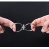 30PCS Self Adhesive Ceiling Hook Hanging Hook with Binding Rings,