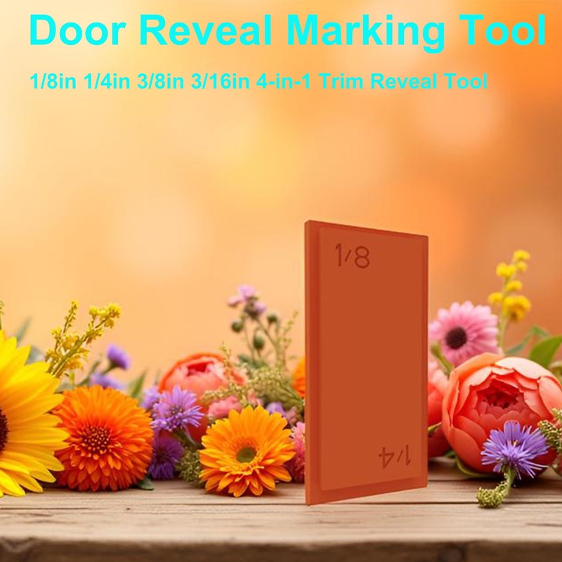4-in-1 Trim Reveal Tool - 1/8", 3/16", 1/4", 3/8" -