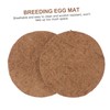 DRESSOOS 10pcs Pigeon Nest Pads Natural Palm Fiber Bird Nest