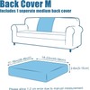 Smiry Waterproof Couch Cushion Covers, Stretch Jacquard Thick Sofa Cushion