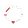 PME 6-in-1 Valentines Sprinkle Set - Sweet Love (196g)