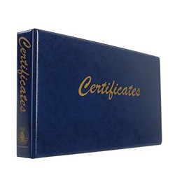 Family History Certificate Binder (Blue)