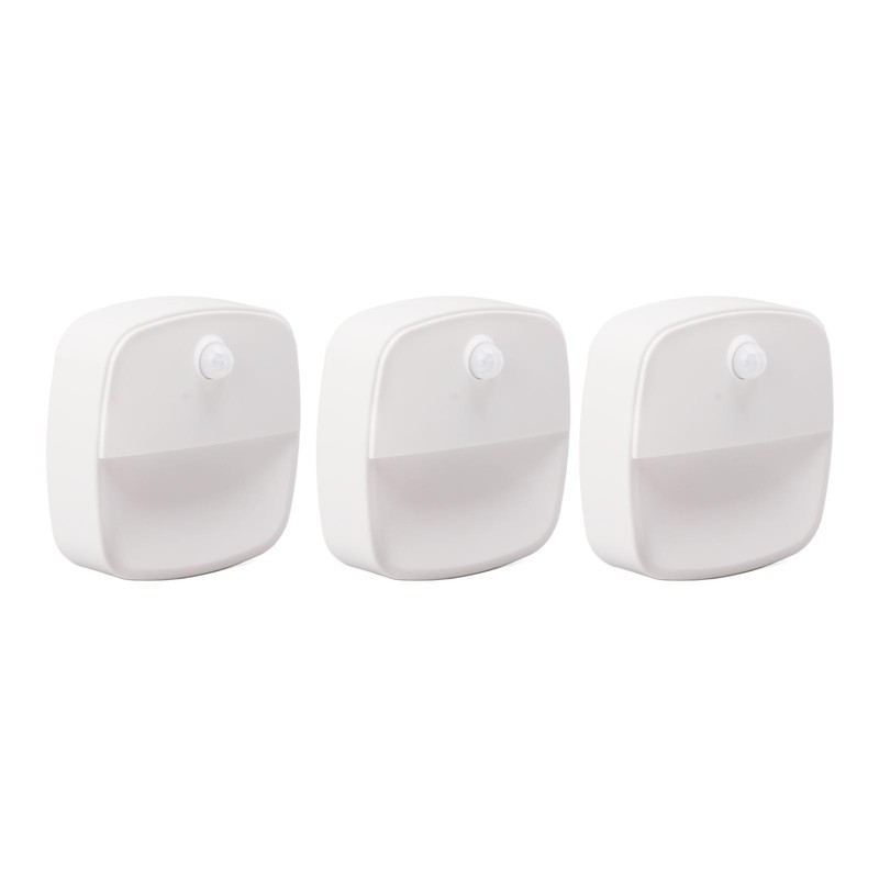 3pcs Wireless Battery Powered Motion Sensor Night Light 6.56ft Detecting