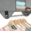 Whitmor 4 Section Fabric Closet Organizer Shelving with Built In