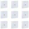 TAODAN 12PCS 18mm Adhesive Suction Sticker for no-Drilling Bathroom Shower