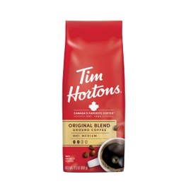 Tim Hortons Original Blend, Medium Roast Ground Coffee, Made with 100% Arabica Beans, 24 Ounce Bag