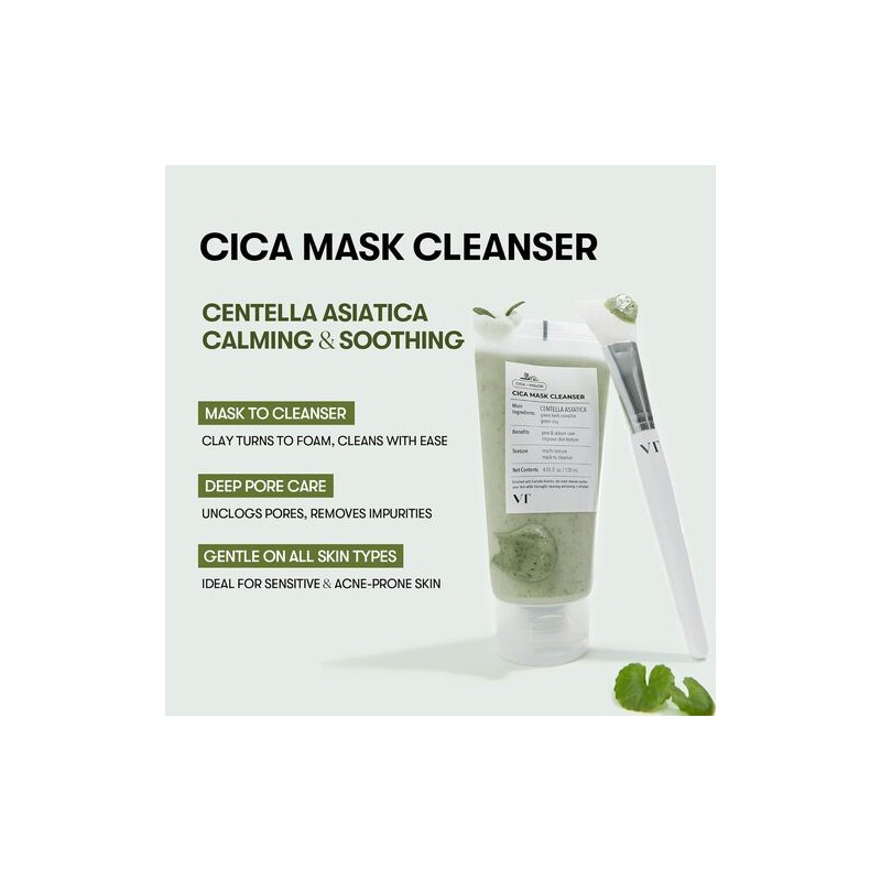 VT Cosmetics [VT Cosmetics]Cica Mask Cleanser 120ml