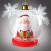 Inflatable Christmas Baubles, Illuminated Inflatable Christmas Baubles, Santa Explosion Ornament,