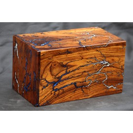 Memorials Large Wooden Urns for Ashes Adult Male/Female - Real Wood Urns for Human Ashes Adult Female/Male - Cremation Urns for Adult Ashes up to 250 lbs (M(9.5X5.5) 172 Cu Inches)