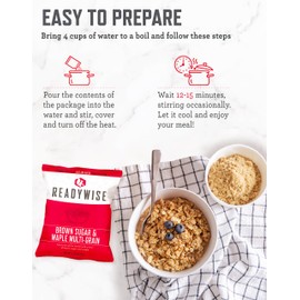 ReadyWise Prepper Pack Bucket - 52 Servings Emergency Food Supply, Survival Kit, Protein Meals, Dehydrated & Freeze Dried Food, Ready to Eat Camping Essentials, up to 25 Year Shelf Stable Life