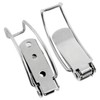 VAKTOK 4PCS Spring Loaded Toggle Latch Hasp Iron Plated Nickel