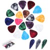 60 PCS Guitar Picks, 3 Different Thickness Abstract Art Colorful