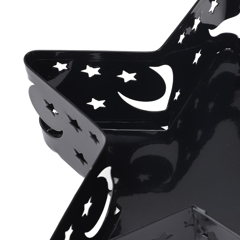 Ramadan Dessert Tray Iron Reusable Large Capacity Moon Star Shaped