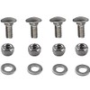 (Pack of 4) (5/16-18) 5/8" 784-5581A Carriage Bolts Nuts fit