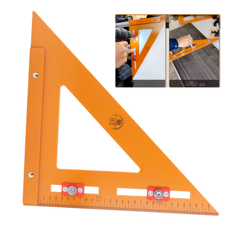 2 in 1 Rafter Square Tool High Accuracy Right Angle