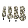 4Pcs Golf Club Head Cover PU Thick Plush Wear Resistant