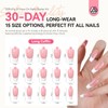 SAVILAND PRESS ON NAIL MEDIUM - BEST 6 FIT &