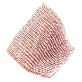 Memo Premium Copper Cloth Cleaning Pad, 1 Piece, Rectangular, Plain Pink