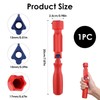 Universal Toilet Seat Spanner Plumbing Tool with 1 Replacement Head