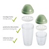 Westmark 2 Mixing and Shaking Cups/Shaker with Removable Mixing Disc