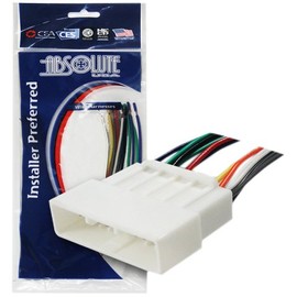 Absolute USA H804/1720 Radio Wiring Harness for Honda/Acura 1986-1998 Power 4 Speaker (70-1720, HWH-804)