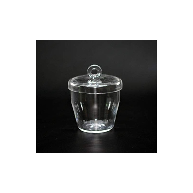 Quartz Crucibles Lab Crucible with Lids (10 ml, 50 ml,
