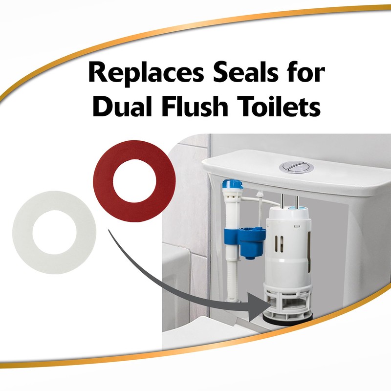 Korky Dual Flush Valve Seal Assortment, Seal B – Fits