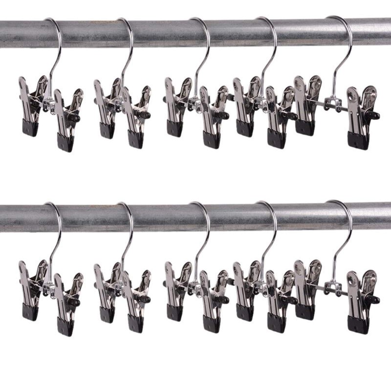 SUNTRADE Double Adjustable Clips Boots Hangers,Space Saving Boots Socks Bags