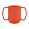 G.E.T. SN-103-RO Rio Orange 8 oz Two Handle Plastic Healthcare