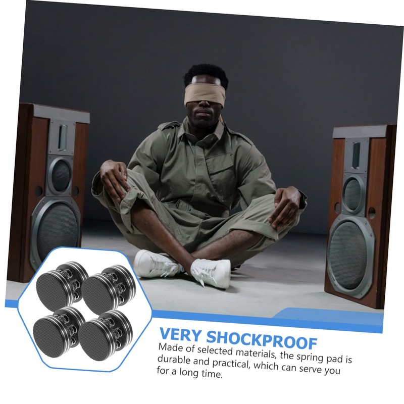 Mipcase 4Pcs Speaker Isolation Feet Vibration Dampers for Subwoofer and