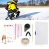 Mini Ice Fishing Rod Reel Combo Portable Ice Fishing Pole