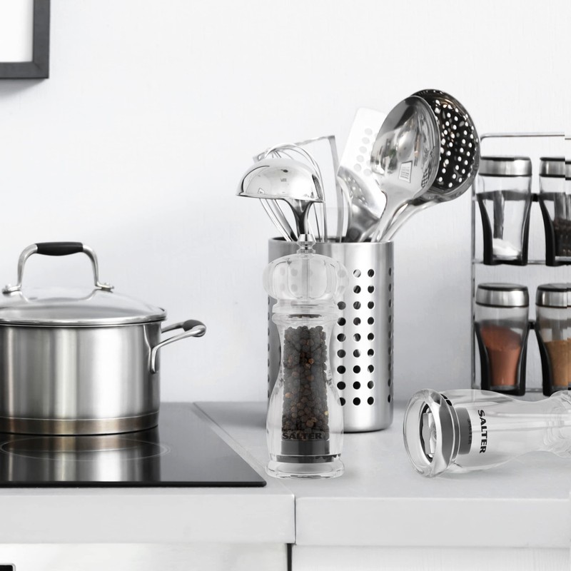 Salter 7606 CLXR Contemporary Salt & Pepper Mill Set -