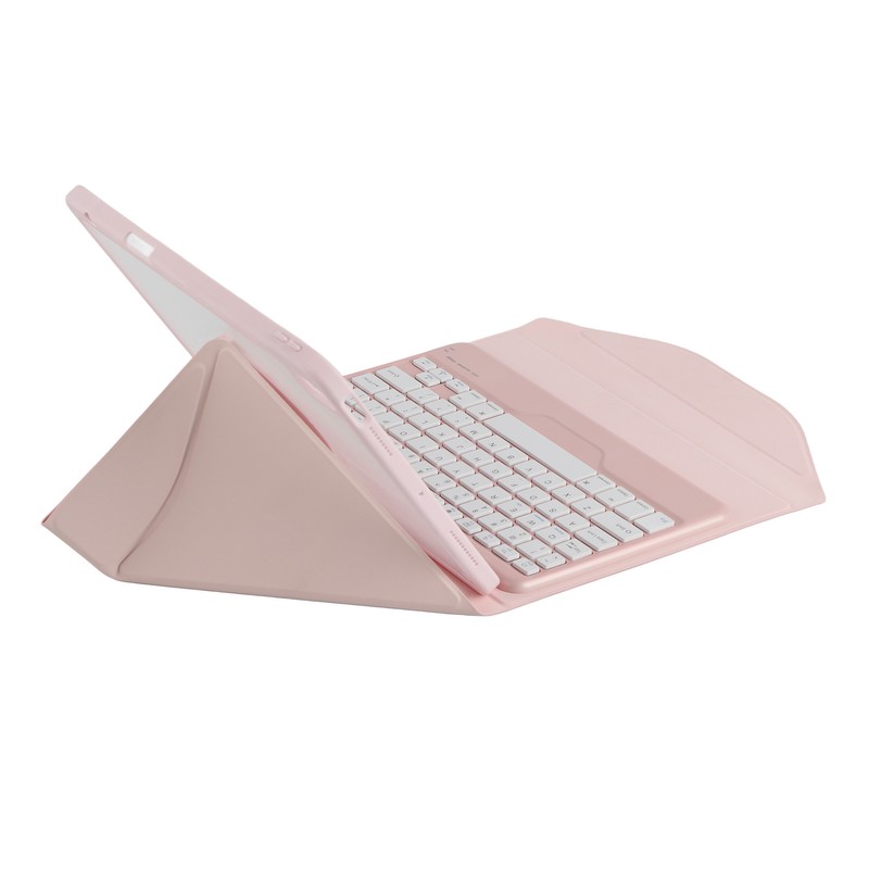 Vertical Keyboard Case Multi Angle Magnetic Clear Back Cover Detachable