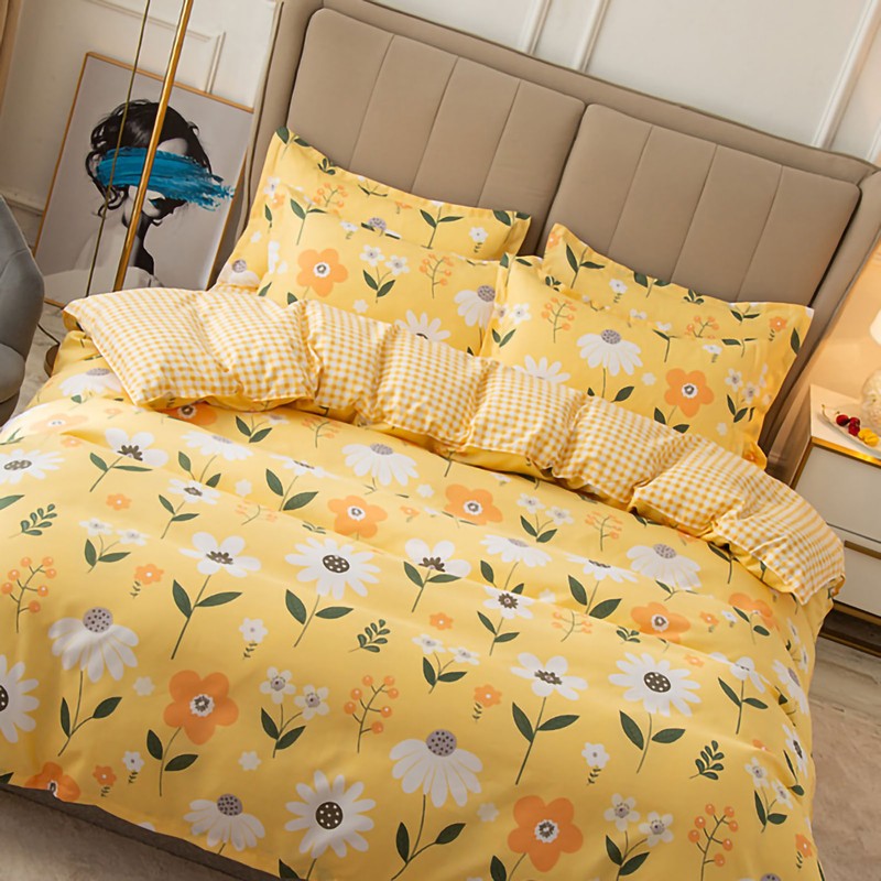 Skin Friendly Quilt Cover Thickened Polyester Soft Brushed Duvet Cover
