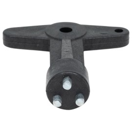 FINAO AUTOPARTS® - Wheel Trim Anti-Theft for Renault and Vauxhall Black Chrome Plastic Spoke Clip F87 S