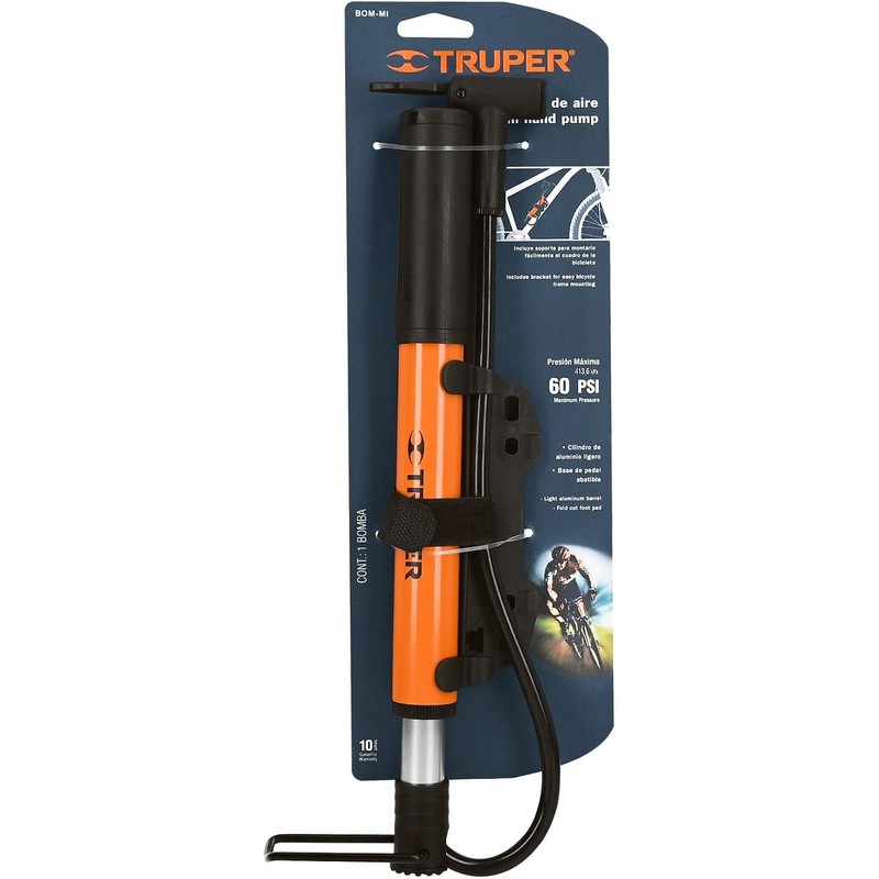 Bomba de Aire Mini Truper BOM-MI con Base de Pedal