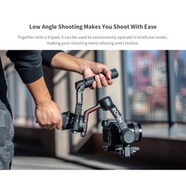 Palumma Aluminum Alloy Handheld Gimbal Stabilizer Handle Adapter for DJI RS3/RS3 Pro/RS2/RSC2 Extended Handle Extender for Handheld Gimbal Stabilizer Accessories