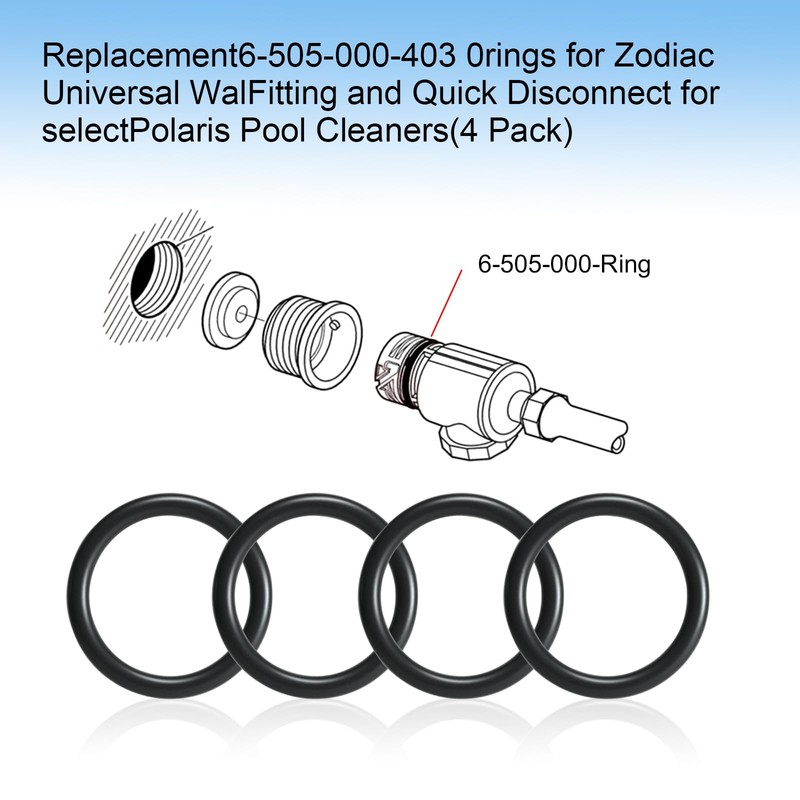 6-505-00 / O-403 O-Ring for Zodiac Universal Wall Fitting and