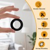 12 Pack Plastic Lampshade Reducer Ring, E27 to E14 Lamp