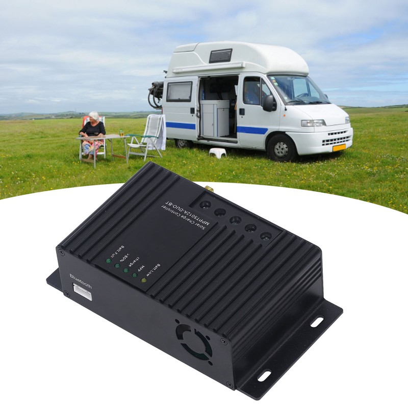 MPPT Solar Charge Discharge Controller Dual Battery Charging 12V Solar