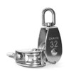 4Pcs M32 Single Pulley Block, Creatiee-Pro Heavy Duty 304 Stainless