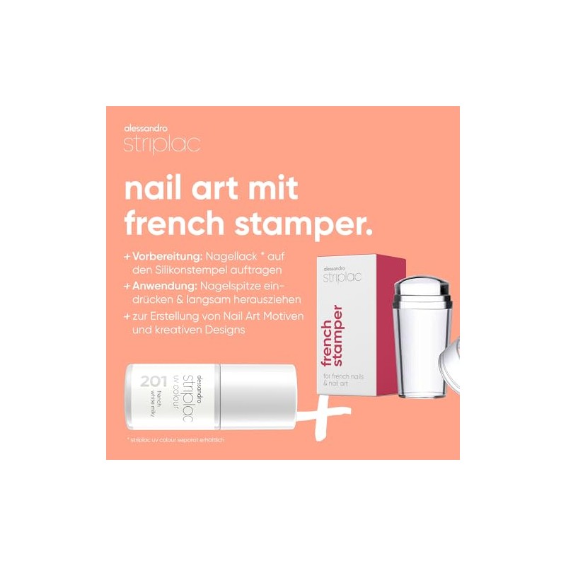 Sello de Silicona para Manicura Francesa Alessandro – French Nails