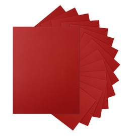 Silunkia 28 Sheets Christmas Red Cardstock 8.5 x 11 Heavyweight Paper, 250gsm/92lb Craft Paper Card Stock for DIY Card Making, Greeting Cards, Wedding Invitations, Party Decoration, Birthday Cards