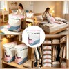 2PCS Large No Pump Vacuum Storage Bags,Press& Seal, No Pump