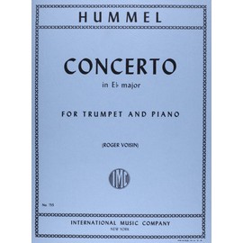 フンメル : トランペット協奏曲 変ホ長調/インターナショナル・ミュージック社/ピアノ伴奏付ソロ