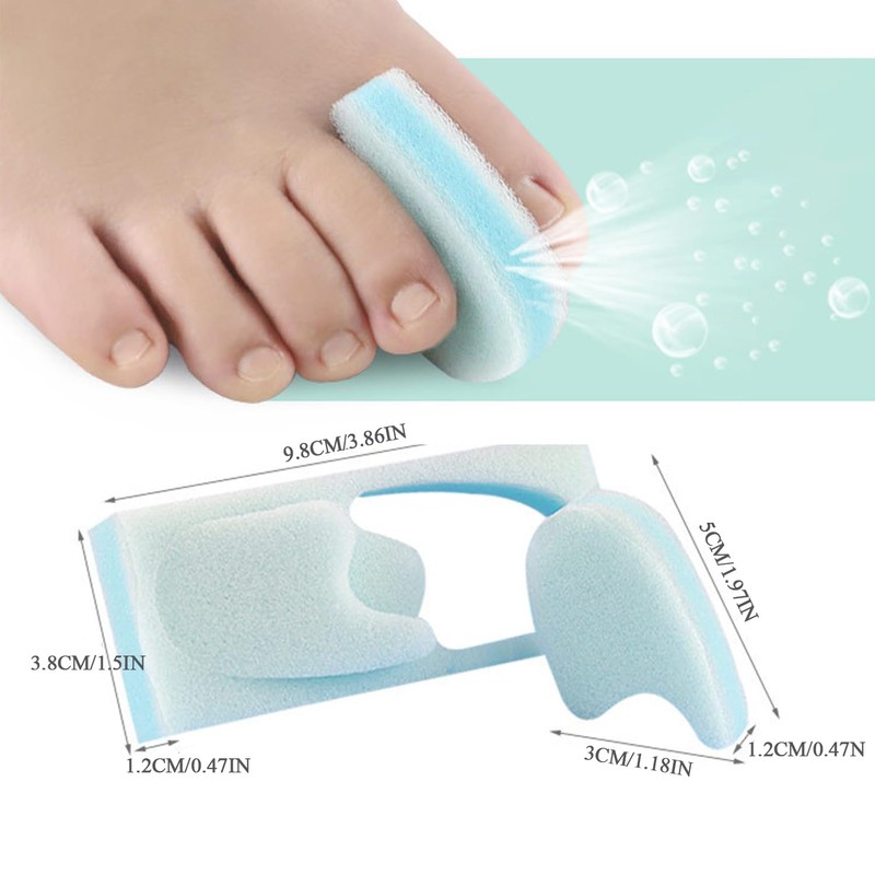 12 Pcs Foam Toe Separator, Toe Straightener Hammer Toe for