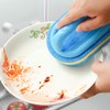Ashuxxn Pack of 3 Cleaning Sponge with Handle 16 x